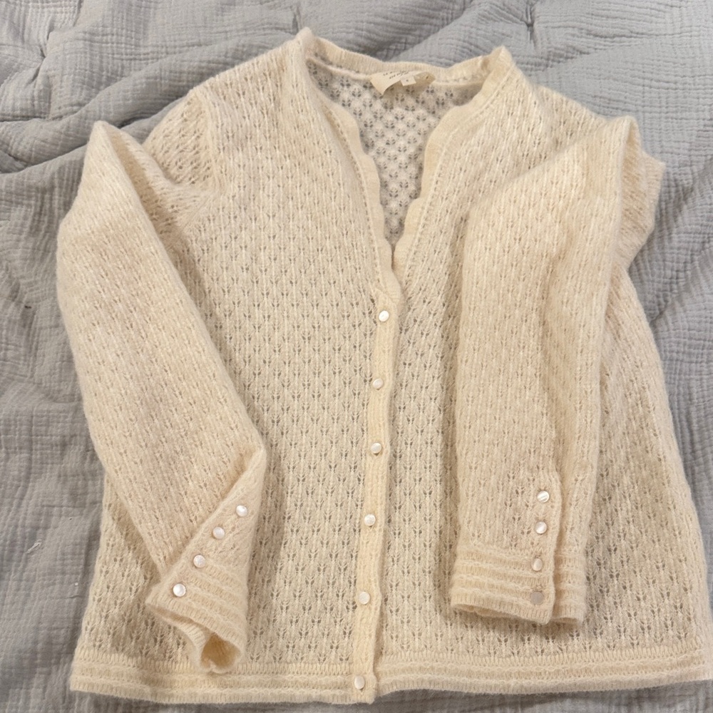 Beautiful Sezane Cream Sweater